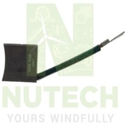 CARBON BRUSH FOR EARTH RINGS (NON DRIVE END) FOR GENERATOR - 50592/29096568 - NT/GW50592